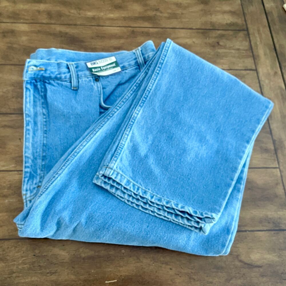 Basic Equipment Blue Jeans Big Mens 48 x 34 New with Tags A-55